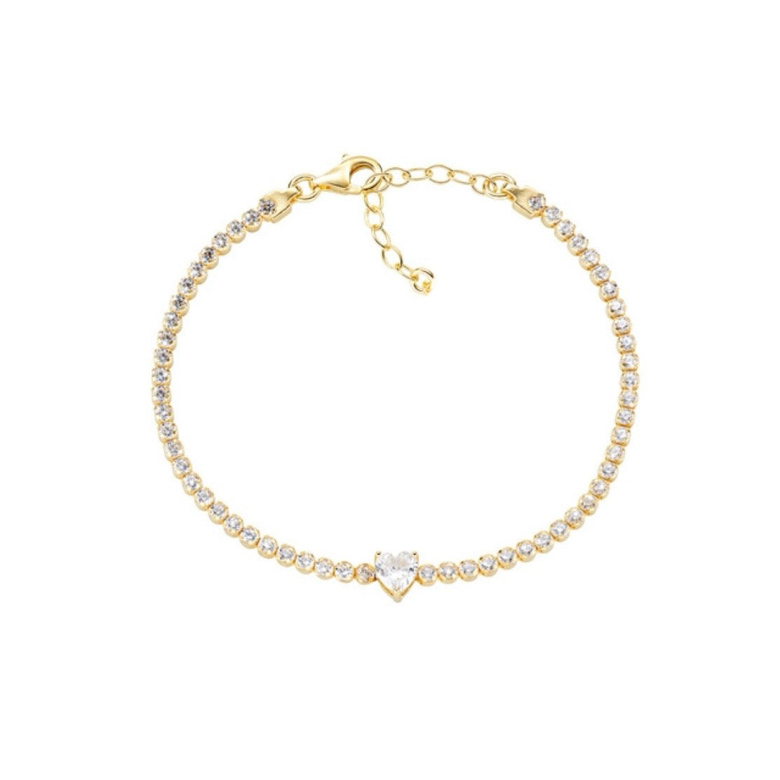 Bracciale Tennis Cuore