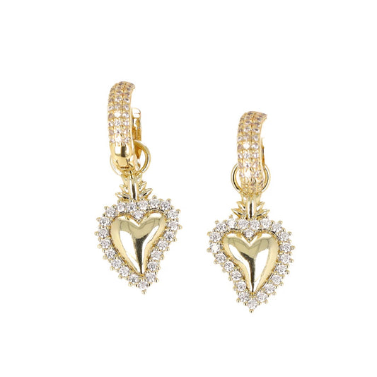 Orecchini Cuore Sacro
